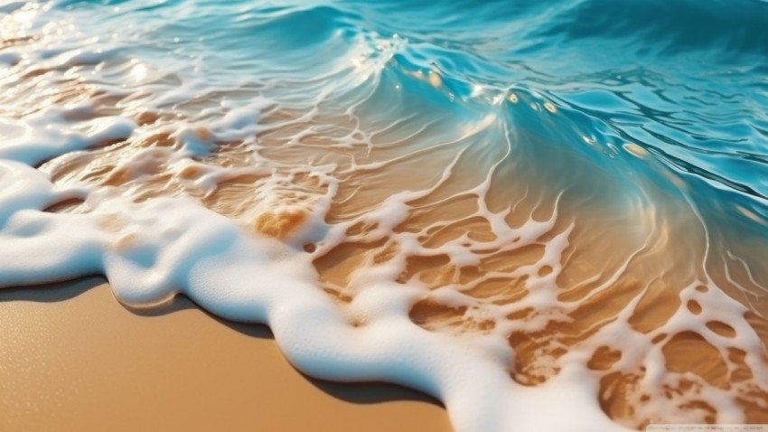 Wave beach wallpaper 1366x768