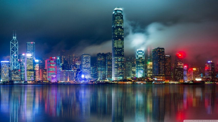 Hong kong 3 wallpaper 1366x768