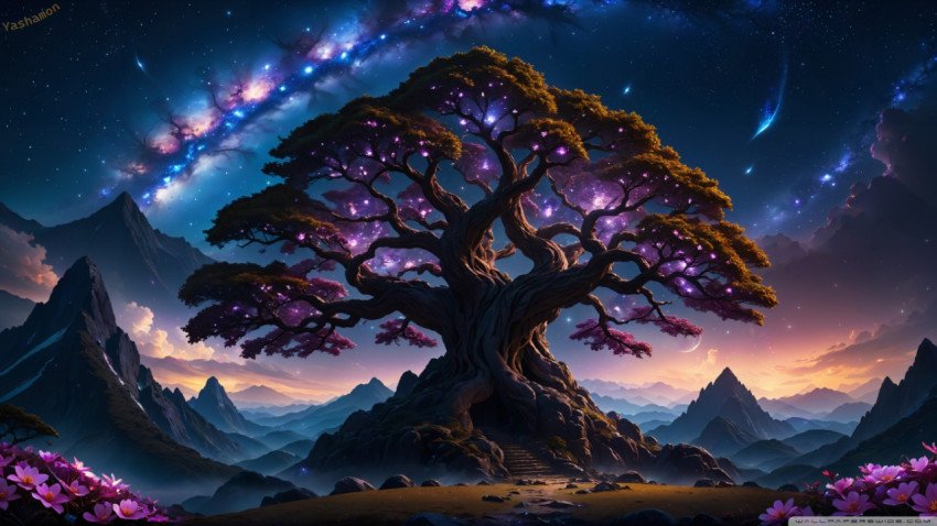 The tree of life wallpaper 1366x768