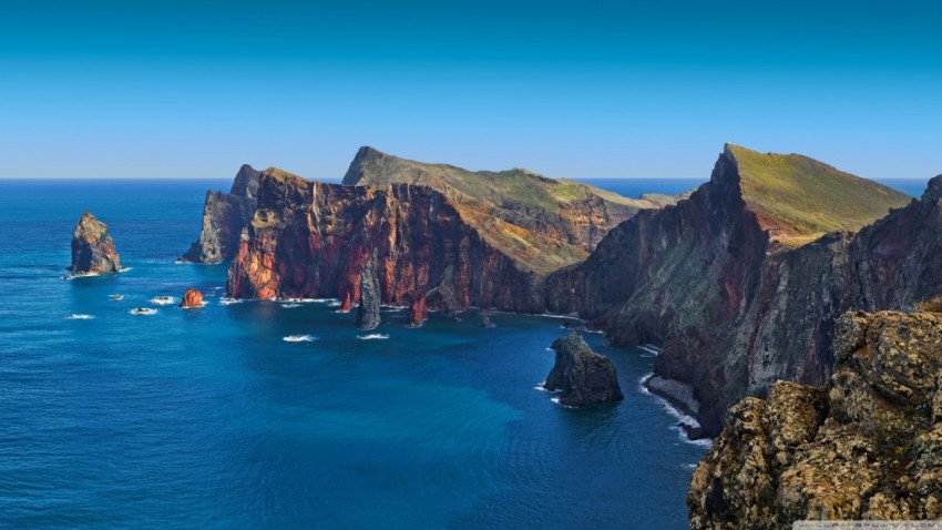 Ponta de sao lourenco madeira portugal wallpaper 1366x768