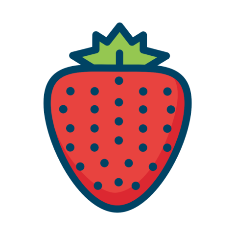 Strawberry, Free PNG Icon Download Food Line Filled Vectors