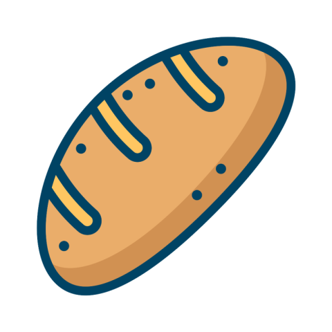 Bread, Free PNG Icon Download Food Line Filled Vectors