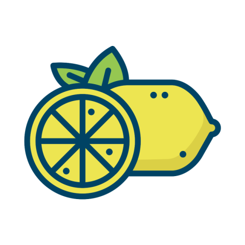 Lemon, Free PNG Icon Download Food Line Filled Vectors