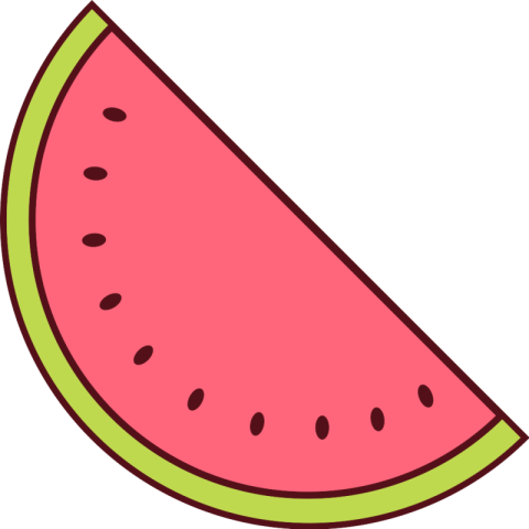 Watermelon Free Yummy Food Vectors PNG Icon Download