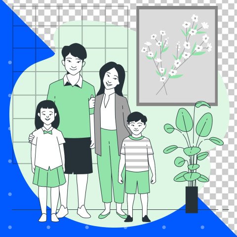 Asian family Free Illustration Free Illustration Download PNG